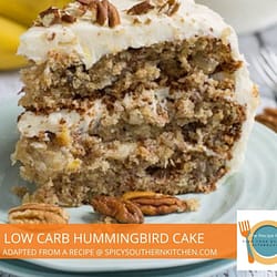Low Carb Hummingbird Cake